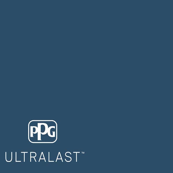 PPG UltraLast 1 gal. #PPG1159-7 Singing The Blues Matte Interior Paint and Primer