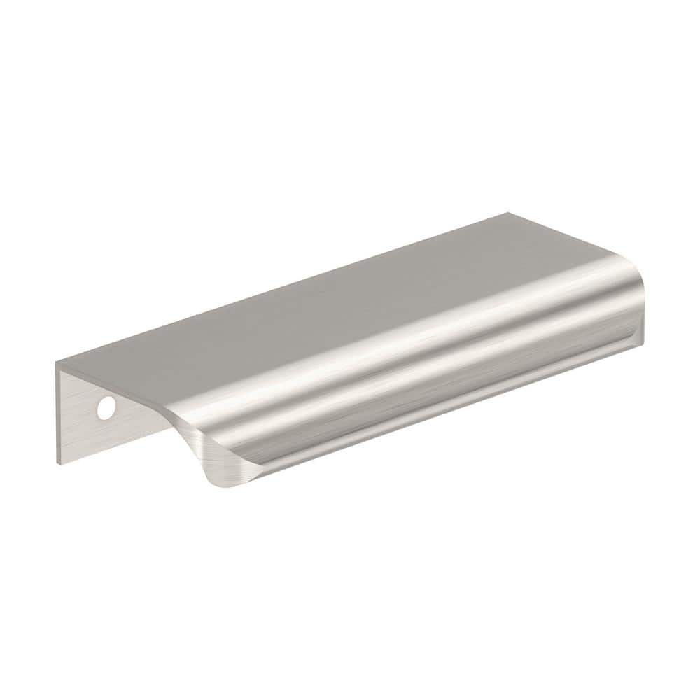 Streamline Tab 4 in. Center-to-Center (102mm) Modern Satin Nickel Cabinet Edge Pull price history on PriceWatchPro