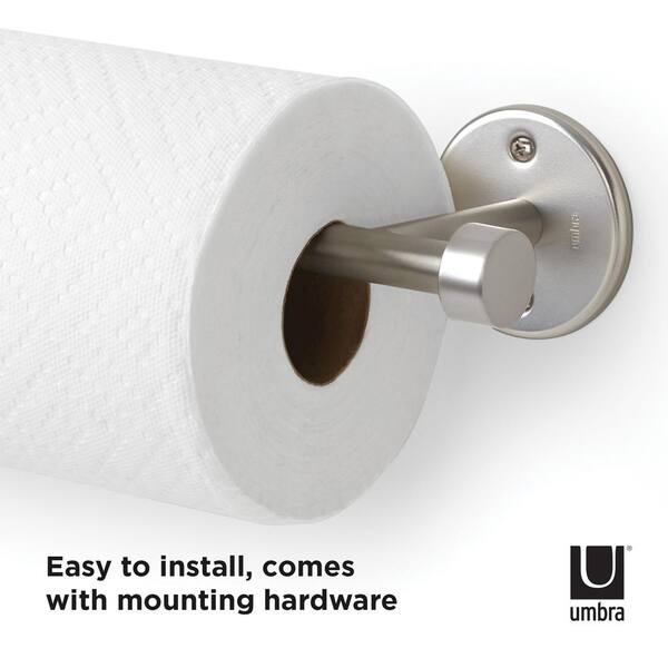 Umbra Stream Wall-Mount Paper Towel Holder (Nickel)