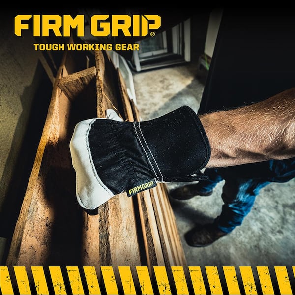 FIRM GRIP Goatskin Leather Gloves with Safety Cuff 5053-27