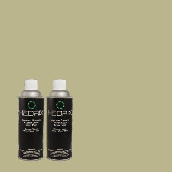 Hedrix 11 oz. Match of PPU10-6 Spring Walk Semi-Gloss Custom Spray Paint (2-Pack)