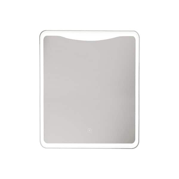 Transolid Mason 23.62 in. x 24.02 in. Single Frameless LED Mirror