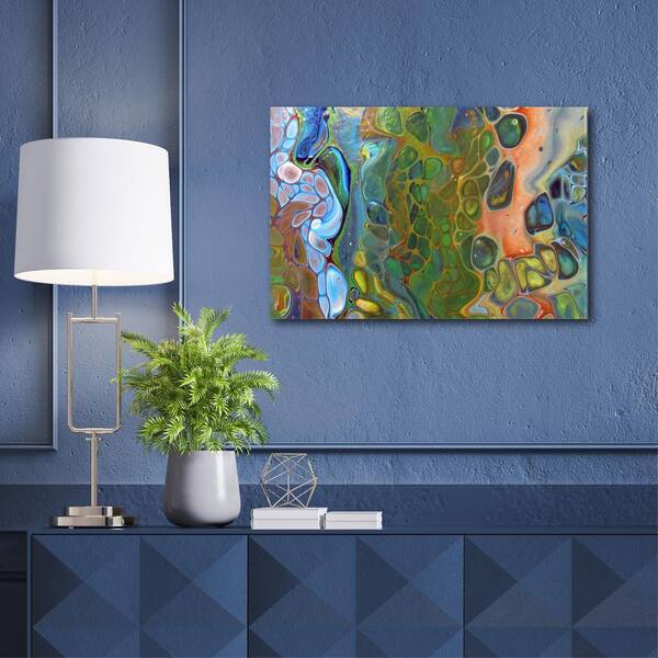 Art Factory Abstract Modern Art Tree Landscape Painting (12x 18