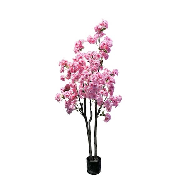 4.9 ft. Artificial Cherry Blossom Tree, 2-Branch