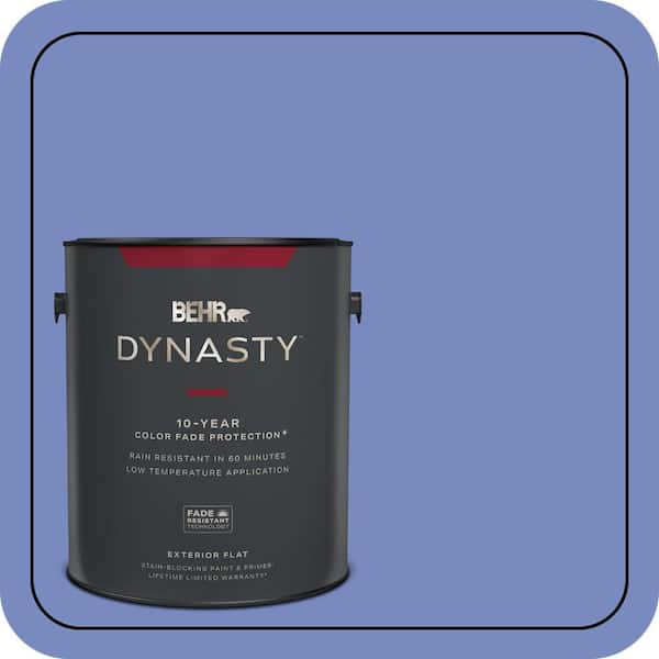 BEHR DYNASTY 1 gal. #600B-5 Larkspur Bouquet Flat Exterior Stain-Blocking Paint & Primer