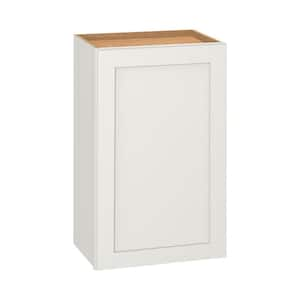 Westfield Feather White Shaker Stock Assembled Wall Kitchen Cabinet (18 in. W x 12 in. D x 30 in. H)