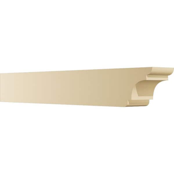 Ekena Millwork Standard New Brighton 5 in. W x 6 in. H x 42 in. D Signature Urethane Rafter Tail Outlooker