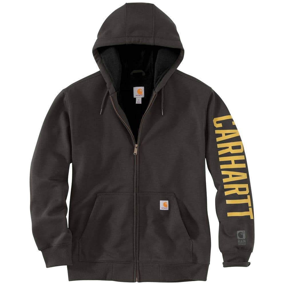 Carhartt Men's Large Peat Cotton/Polyester Rain Defender Original