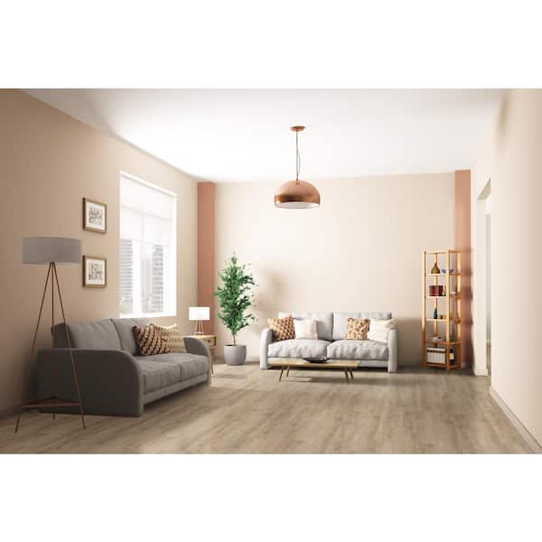 Urban Oak 12 MIL x 7 in. x 48 in. Waterproof Click Lock Luxury Vinyl Plank Flooring (23.8 sq. ft. / case)