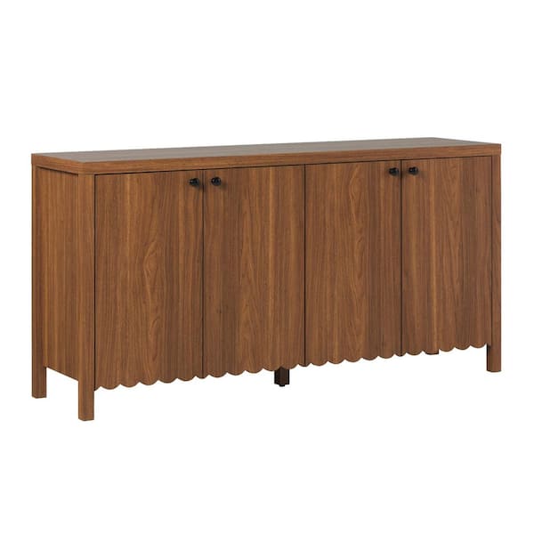 Walker Edison Furniture Company Paisley Medium Brown Oak Modern