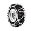 Snow Blower Tire Chains - 2-Link Set For 400/480X8 And 4.00/4.80-8 Tires
