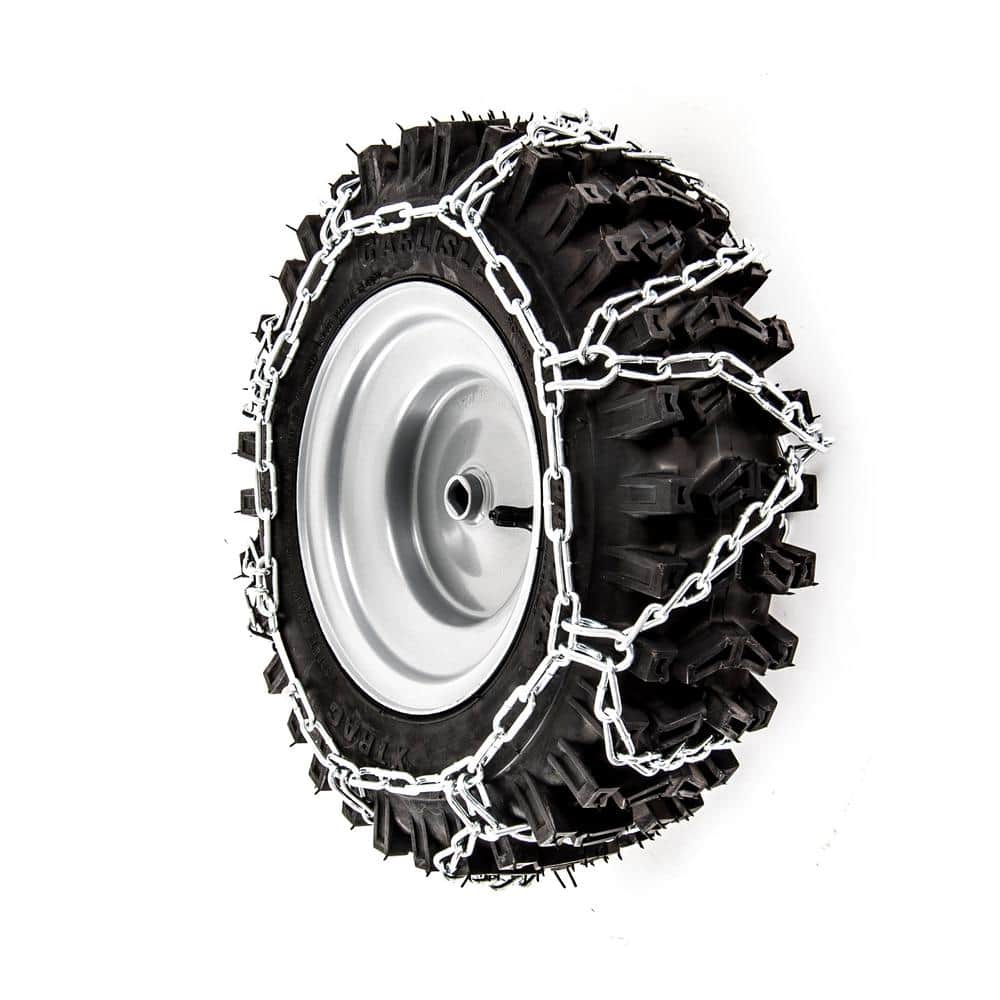 Arnold Snow Blower Tire Chains for 16 in. x 4.8 in. Wheels (Set of 2)  490-241-0028 - The Home Depot