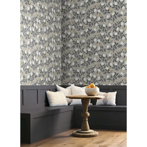 60.75 sq. ft. Peonies Wallpaper