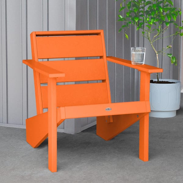 Highwood Haven Modern Citrus Orange Adirondack Chair Set of 1