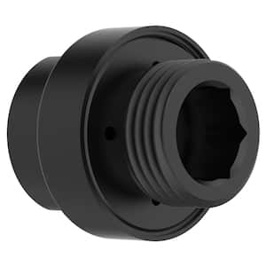 In-line Vacuum Breaker for Hand Shower, Matte Black