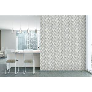 Impulse Winter 13.98 in. x 15.16 in. Chevron Glossy Marble Mosaic Tile (1.471 sq. ft./Each)