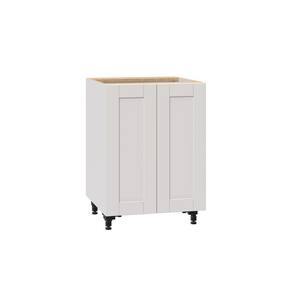 Shaker Assembled 24x34.5x24 in. Sink Base Cabinet in Vanilla White