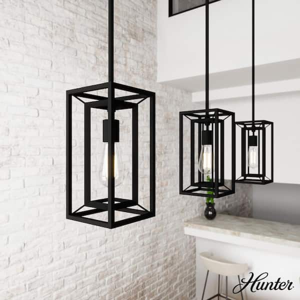 Hunter Doherty 1-Light Natural Iron Island Mini Pendant Light