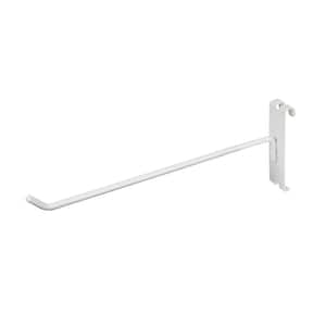 10 in. White Hook for Gridwall (Pack of 96)