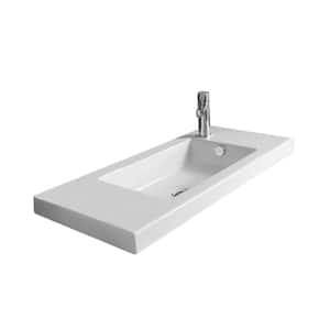 Serie 35 Drop-In Ceramic Bathroom Sink