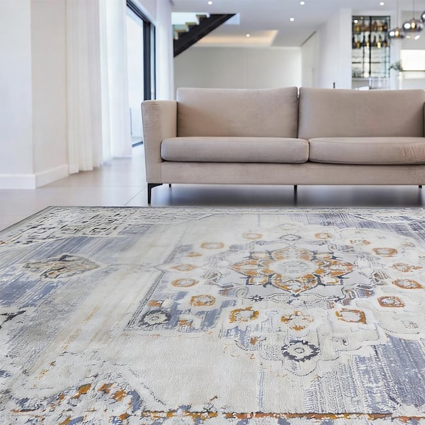 2 ft. x 8 ft. Multi-Colored Rectangle for Bedroom, Dining Room, Living Room Area Rug