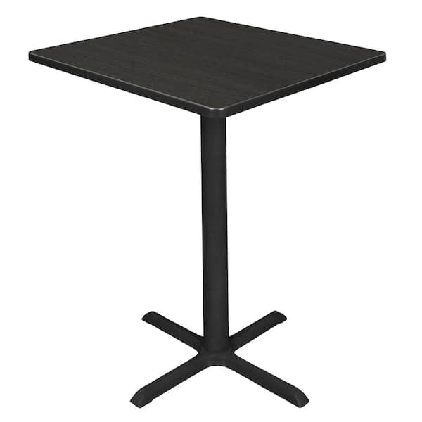 Regency Bucy 32 in. Square Ash Grey Composite Wood Cafe Table (Seats-4)