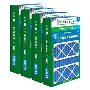 17 in. x 26 in. x 4 in. MERV 13 (FPR 10) Health Defense Pleated HVAC AC Furnace Air Filters for Lennox (4-Pack)
