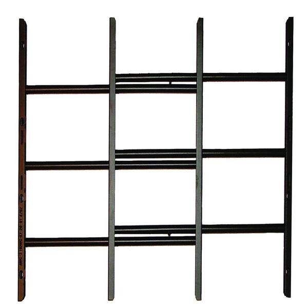 Grisham Awg 3-Bar Window Guard in Black 93911 - The Home Depot