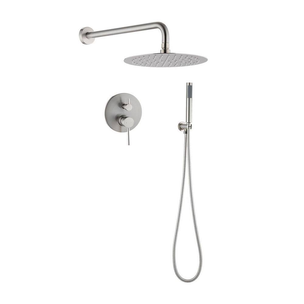 10-Inch Rain Shower Head with Handheld, High Pressure Shower System with Hose and Mounting Kit price history on PriceWatchPro