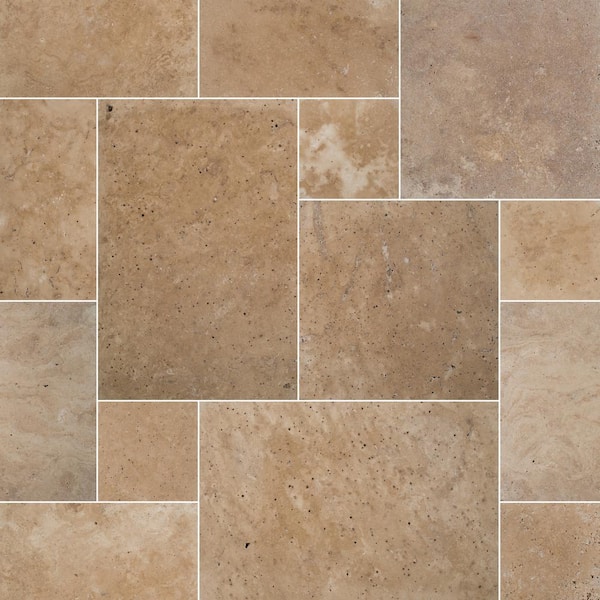 MSI Tuscany Beige Travertine Paver Tumbled Kits (360 pieces/480 sq. ft./Pallet)