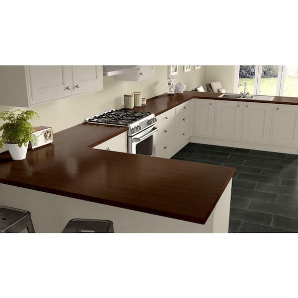 4 ft. x 8 ft. Laminate Sheet in Shaker Cherry with Premium Textured Gloss Finish
