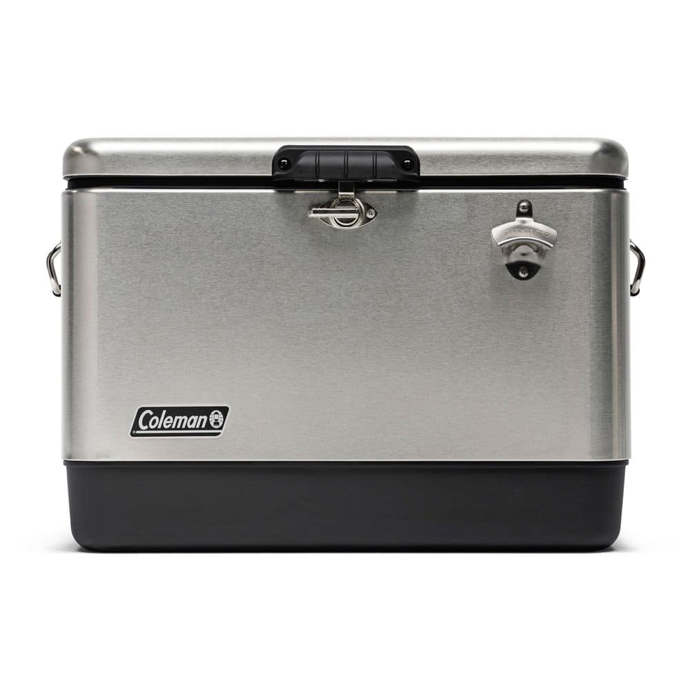 UPC 076501165272 product image for Reunion 54 qt. Steel Belted Cooler, Stainless Steel | upcitemdb.com