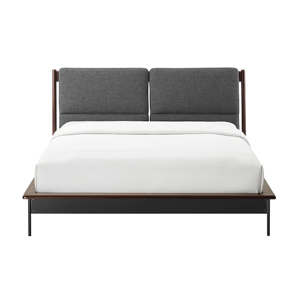 Greenington Park Avenue King Platform Bed with Fabric, Ruby