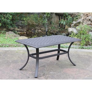 Kernel Espresso Brown Frame Rectangle Aluminum 21in. Height Outdoor Coffee Table