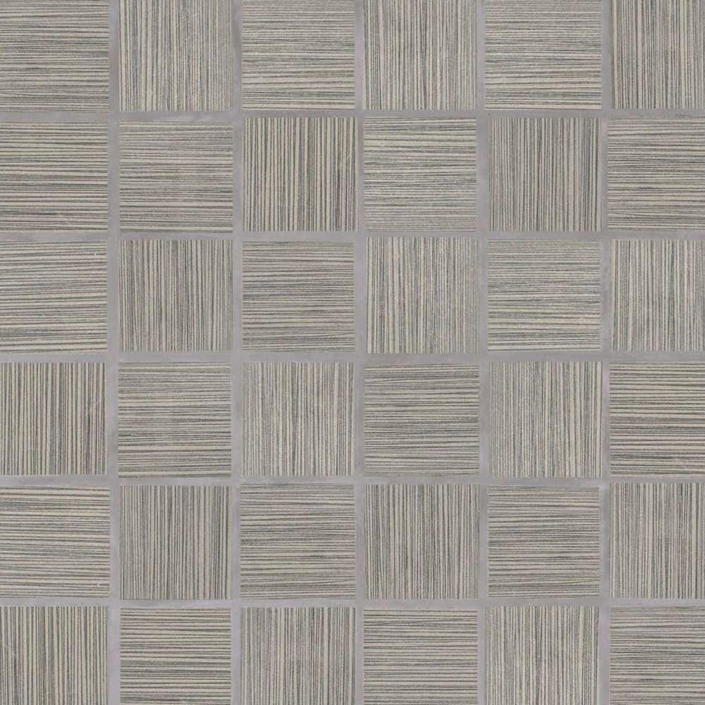 Metro Gray 12 in. x 12 in. x 0.38 in. Matte Porcelain Mesh-Mounted Mosaic Floor and Wall Tile (11.63 sq. ft./Case) price history on PriceWatchPro