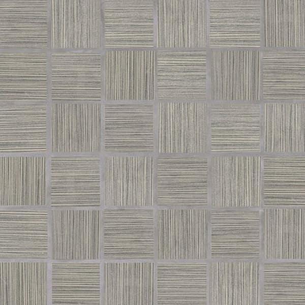 MSI Metro Gray 12 in. x 12 in. x 0.38 in. Matte Porcelain Mesh-Mounted Mosaic Floor and Wall Tile (11.63 sq. ft./Case)