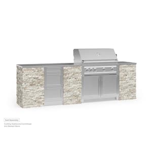 Outdoor Kitchen Signature Series 6-Piece Stainless Steel Cabinet Set with 40 in. Grill Cabinet