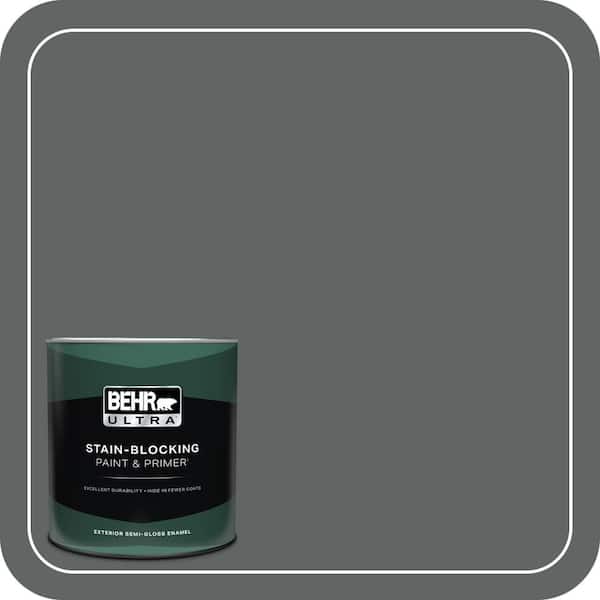 BEHR ULTRA 1 qt. Home Decorators Collection #HDC-MD-28 Cordite Semi-Gloss Enamel Exterior Paint & Primer