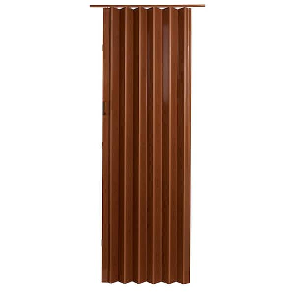 Spectrum 36 in. x 96 in. Oakmont Vinyl Pecan Accordion Door