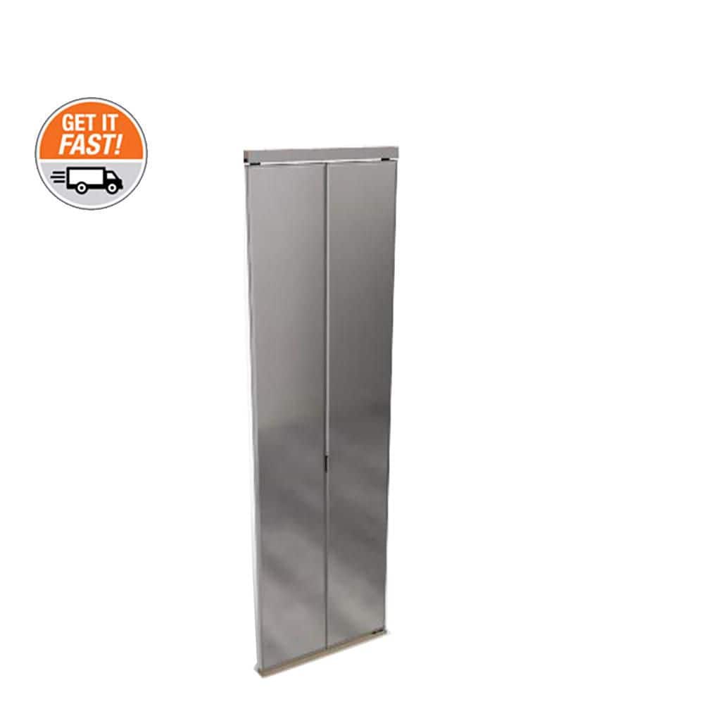 Impact Plus 36 in. x 80 in. Beveled Edge Mirror Solid Core MDF