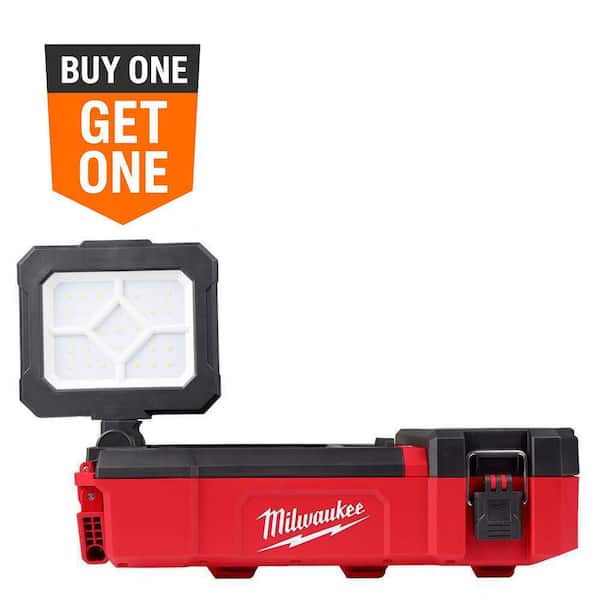 M12 12-Volt Lithium-Ion Cordless PACKOUT Flood Light w/USB Charging