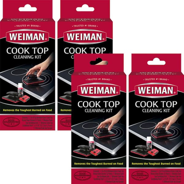 Weiman 2 oz. Glass Cook Top Cleaning Kit (4-Pack)