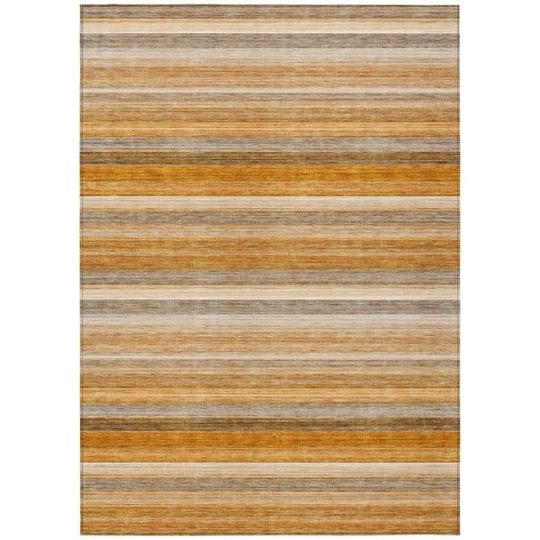 Chantille ACN535 Paprika 2 ft. 6 in. x 3 ft. 10 in. Machine Washable Indoor/Outdoor Geometric Area Rug