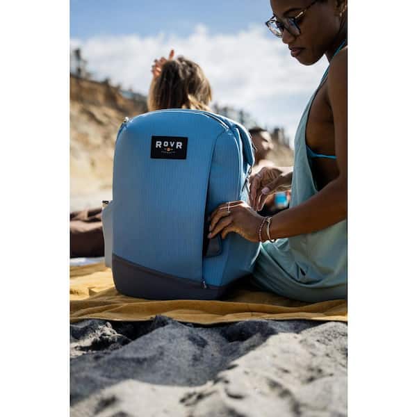 24l travel backpack 4Monster Hiking Lightweight + Ocean Series Microfiber Beach Towel padded shoulder straps Travel Backpack for Women, 24L