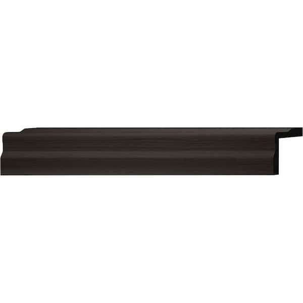 5165 1 in. x 1 in. x 8 ft. PVC Composite Espresso Outside Corner Molding
