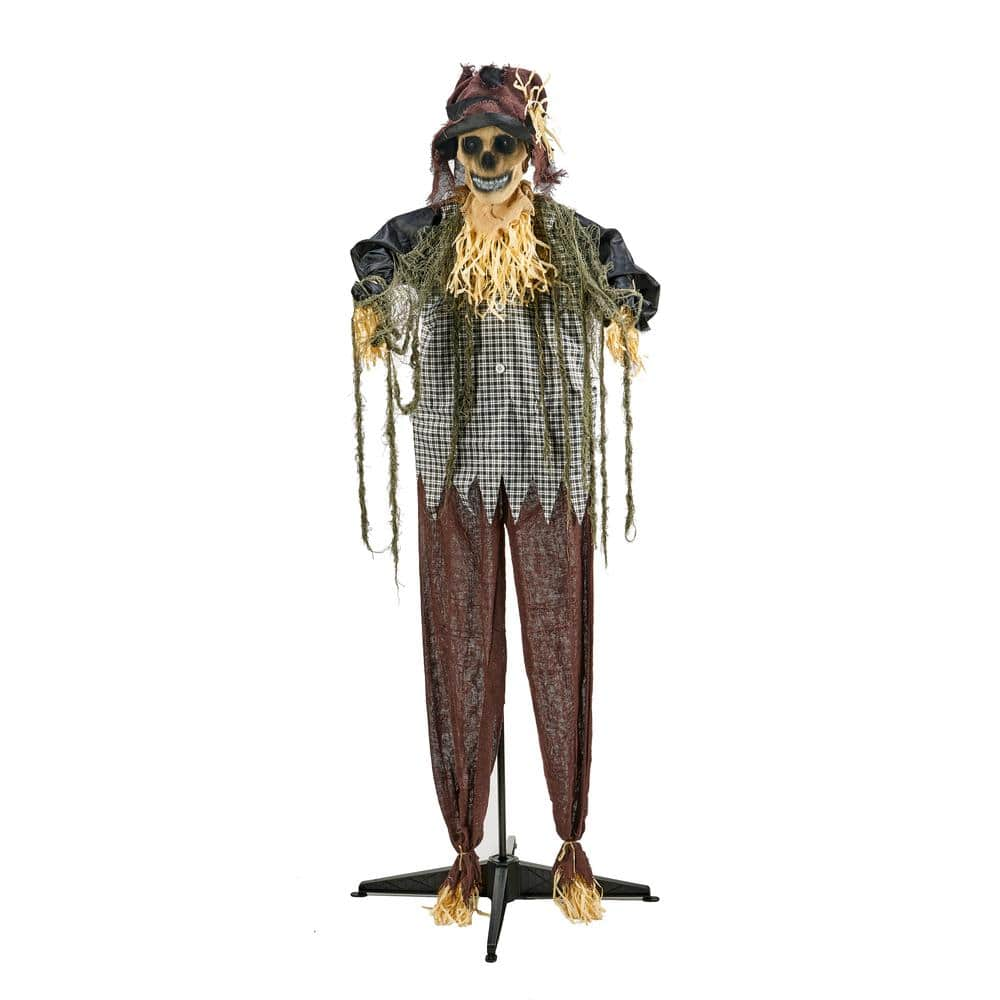 60 In Standing Animated Scarecrow 4292 The Home Depot   Halloween Animatronics 4292 64 1000 