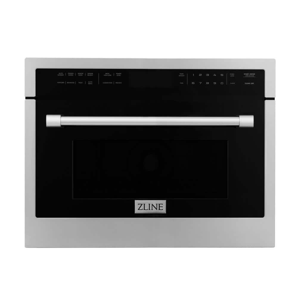 24" 1.6 cu. Fit. Built-in Convection Microwave Oven with Speed Cook in Stainless Steel with Sensor Cooking