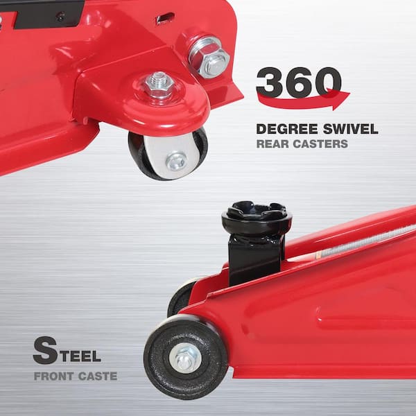 Big Red Hydraulic Trolley Service Lift Jack with Slow Release and