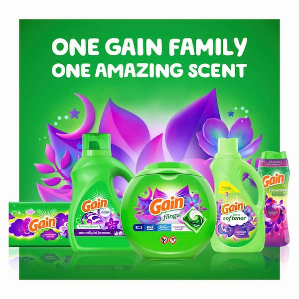 Gain Ultra 140 oz. Moonlight Breeze Scent Liquid Fabric Softener