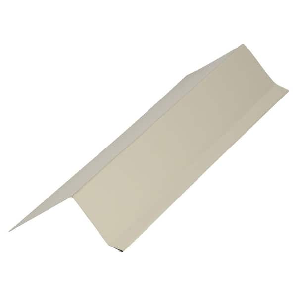 Gibraltar Building Products 10 ft. x 3-3/4 in. Galvanized Steel Eave Flashing in Light Stone